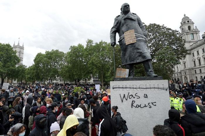 Churchill statue AFP