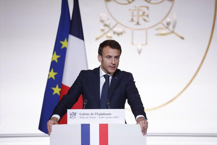 Emmanuel Macron épiphanie AFP