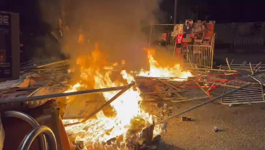 Le centre d'Aurillac dans la nuit du 20 août