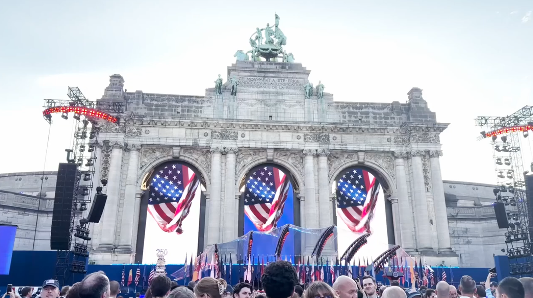 Indépendance des États-Unis : à Bruxelles, une cérémonie affichant la solidarité transatlantique 