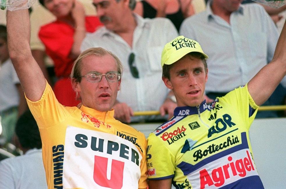 Laurent Fignon Greg Lemond Tour de France AFP