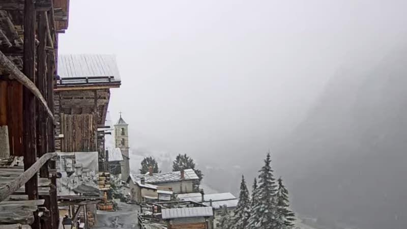 Chutes de neiges alpes aout 2023