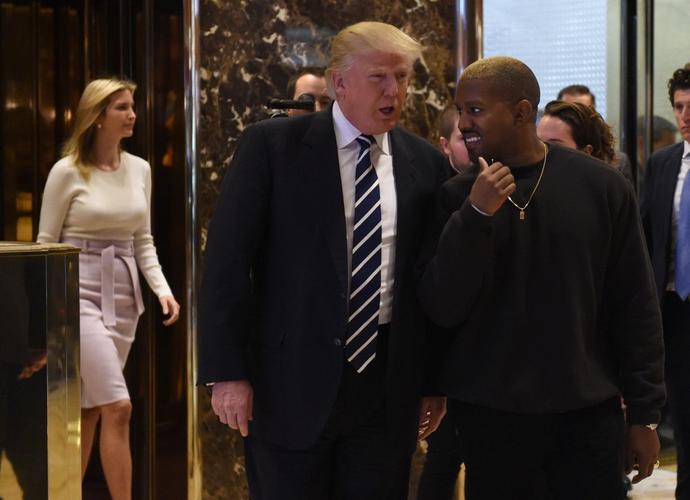 Kanye West Donald Trump AFP