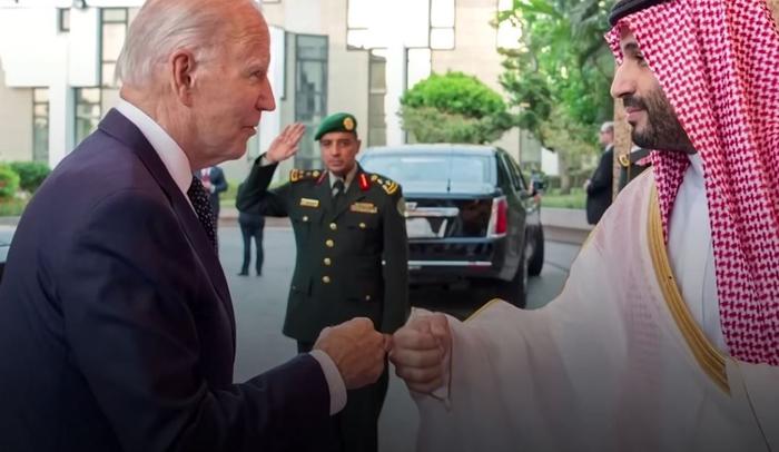 Joe Biden Mohammed ben Salmane vidéo