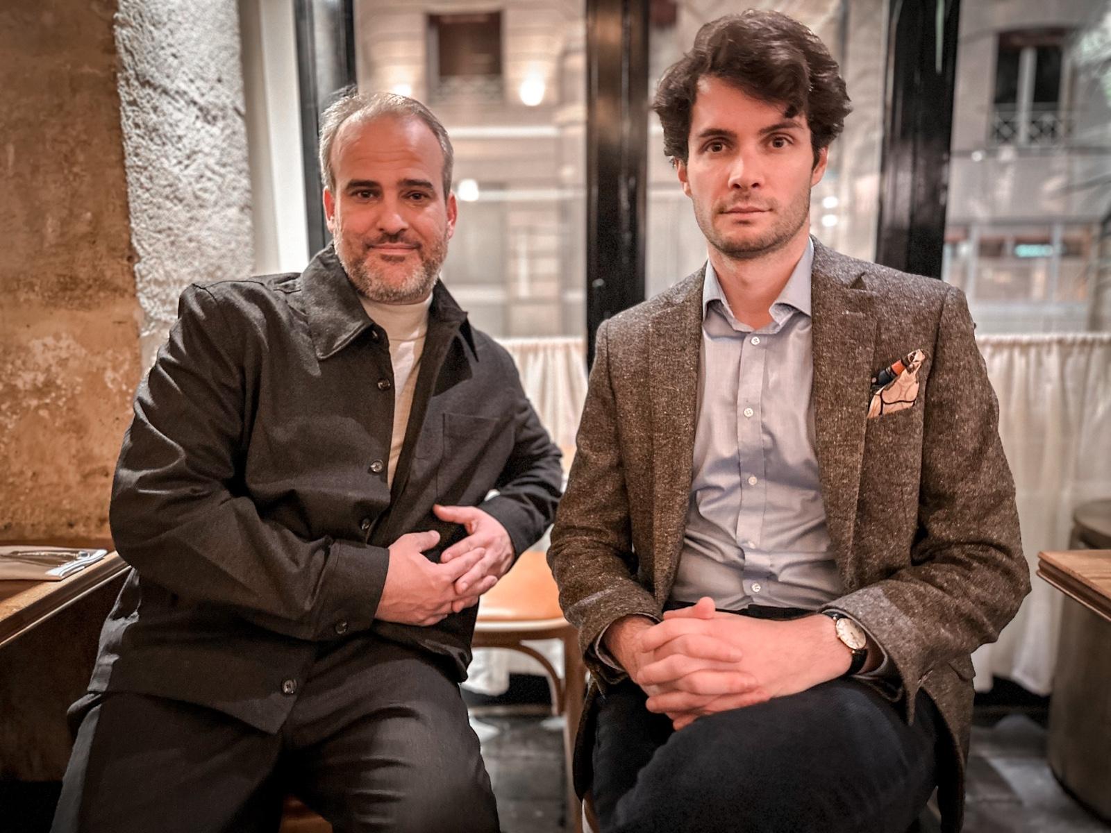 Guilhem Barbet et Benjamin Fayet viennent de lancer les Editions Cardinales (Crédit photo : Célia Clément).