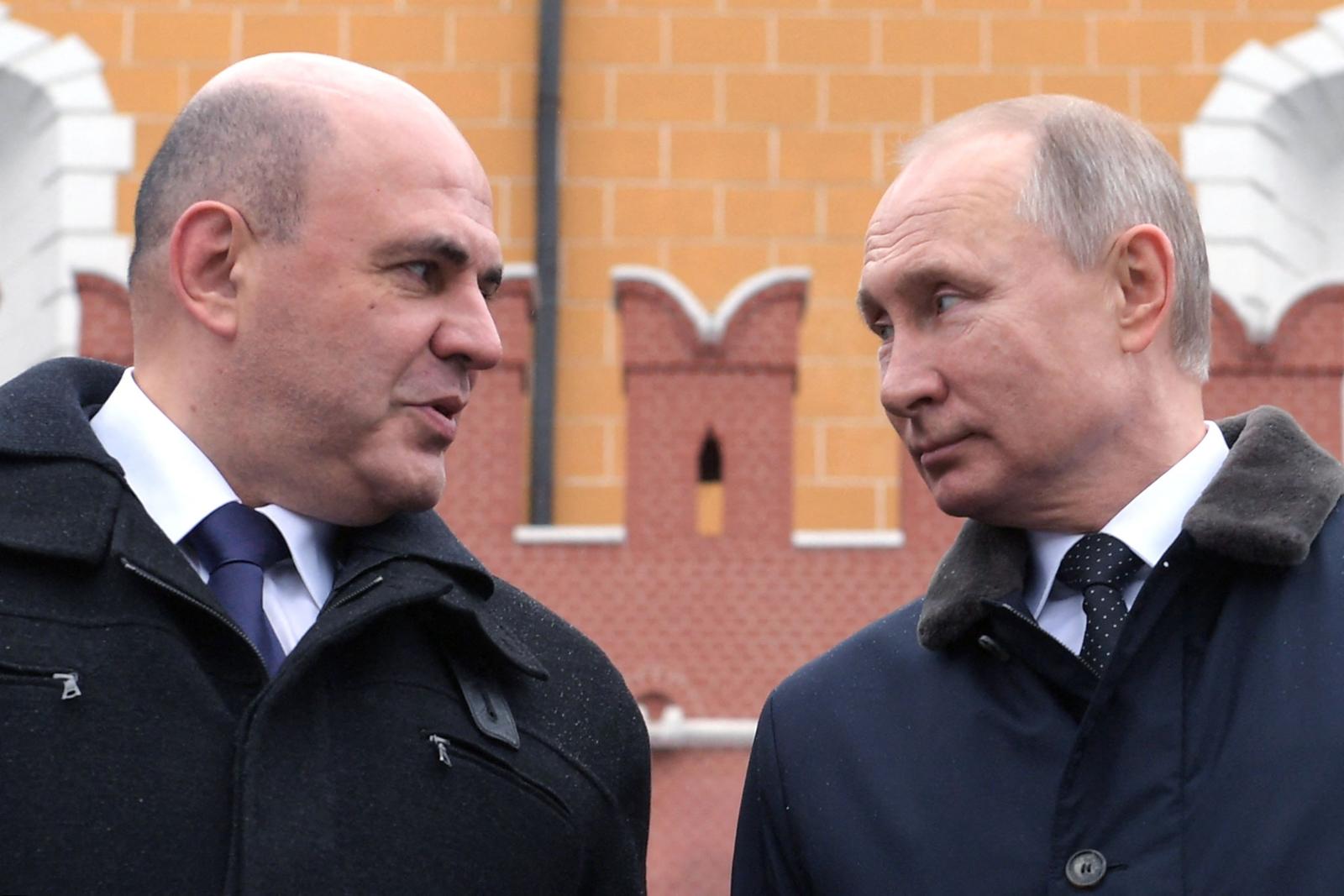 Mikhail Mishustin vladimir poutine