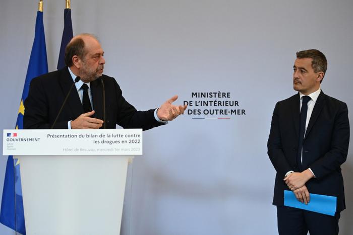 Gérald Darmanin Eric Dupond-Moretti AFP