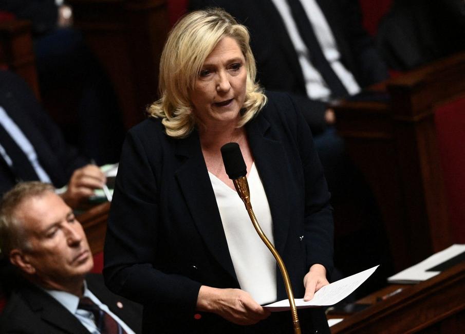 Marine Le Pen Assemblée nationale AFP