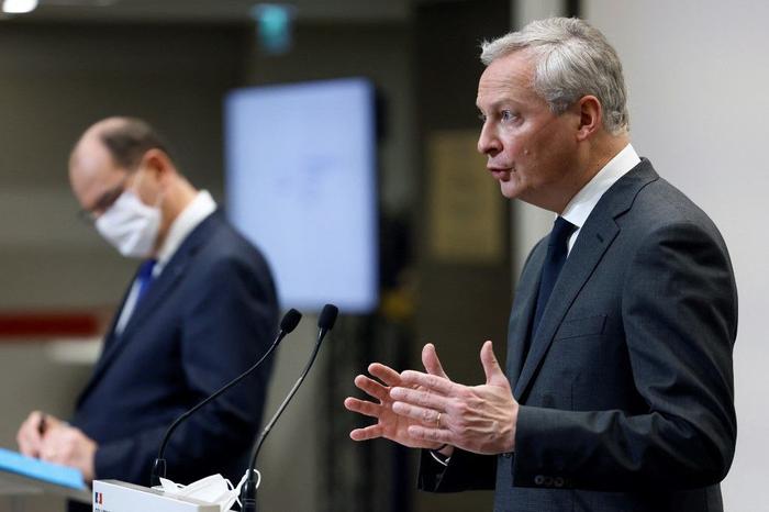 Jean Castex Bruno Le Maire AFP