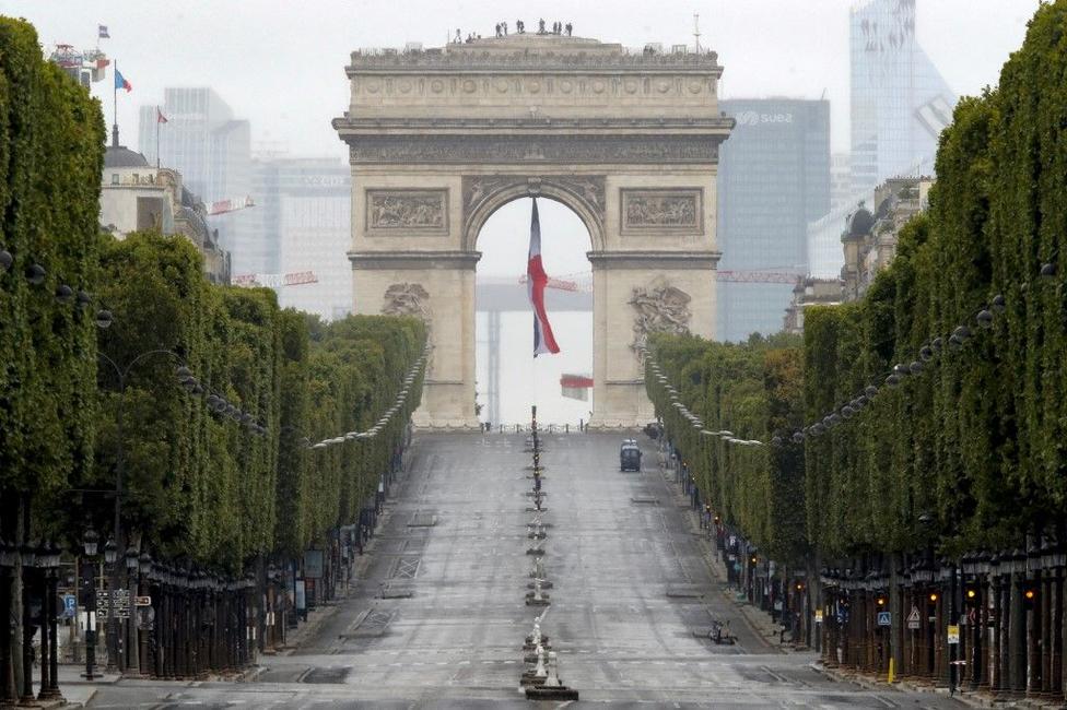 Arc de Triomphe Paris confinement AFP