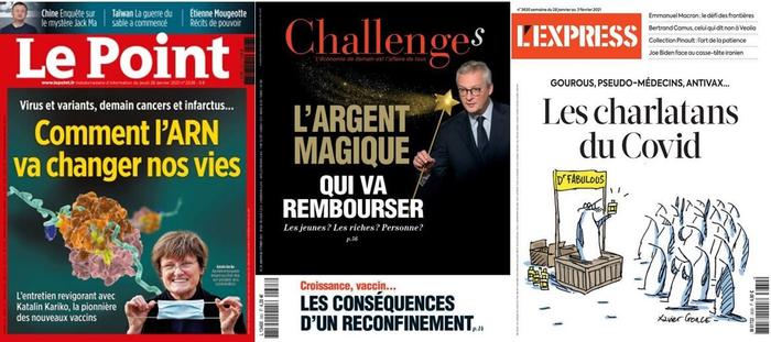Revue de presse des hebdos 28 janvier