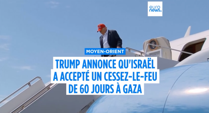 Capture d’écran Euronews