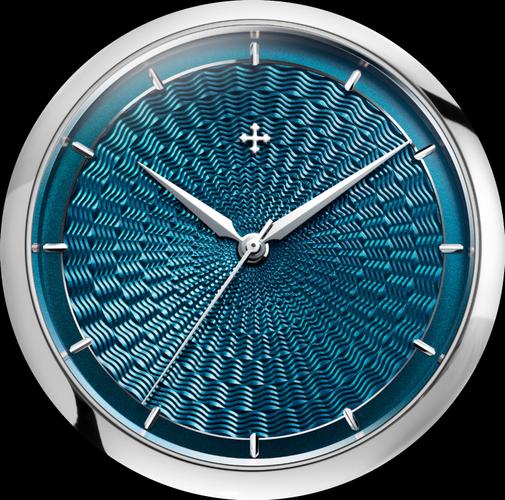 Un guillochage « à la suisse », mais avec un délicieux accent italien (Venezianico)…