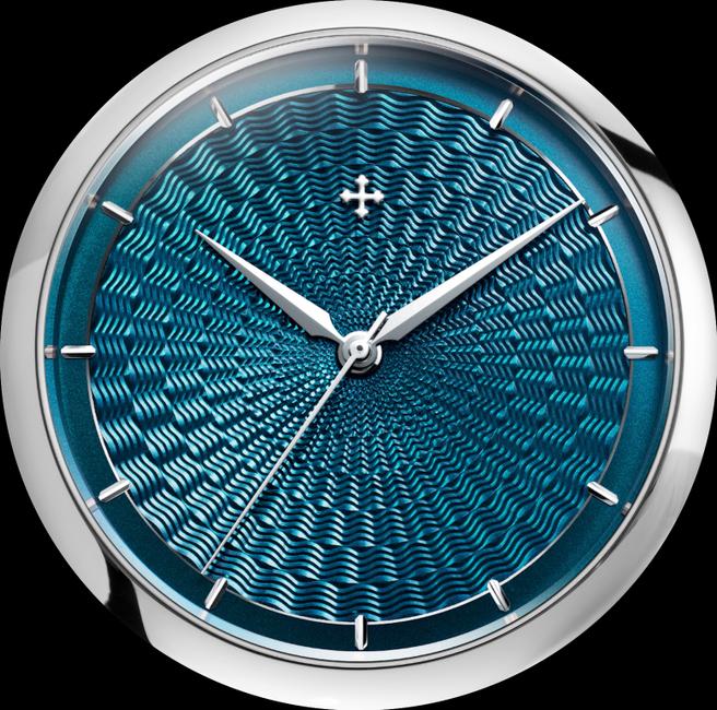 Un guillochage « à la suisse », mais avec un délicieux accent italien (Venezianico)…