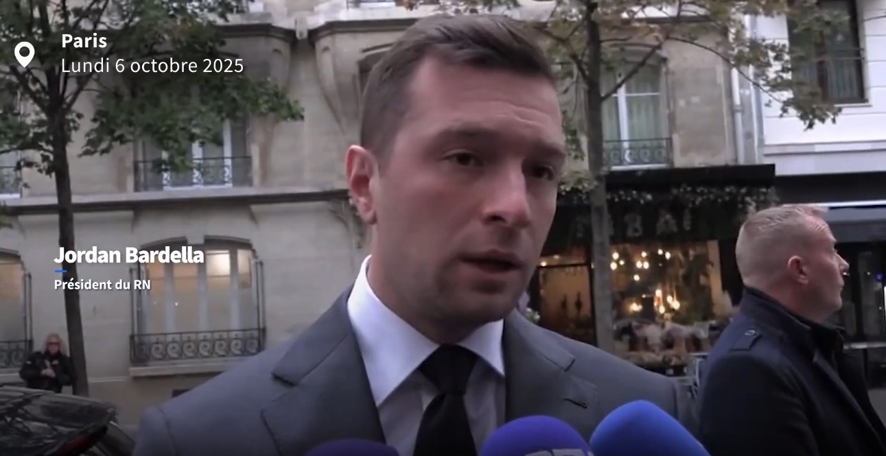 Démission de Lecornu : Pour Jordan Bardella, «Il ne peut y avoir de stabilité sans une dissolution de l'Assemblée»