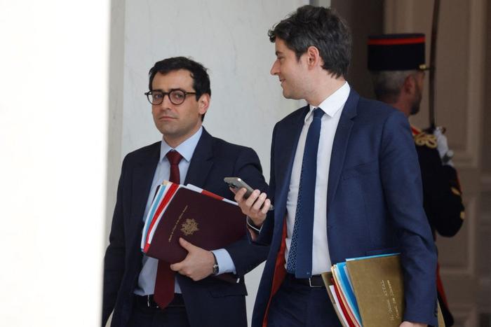 Gabriel Attal et Stéphane Séjourné AFP