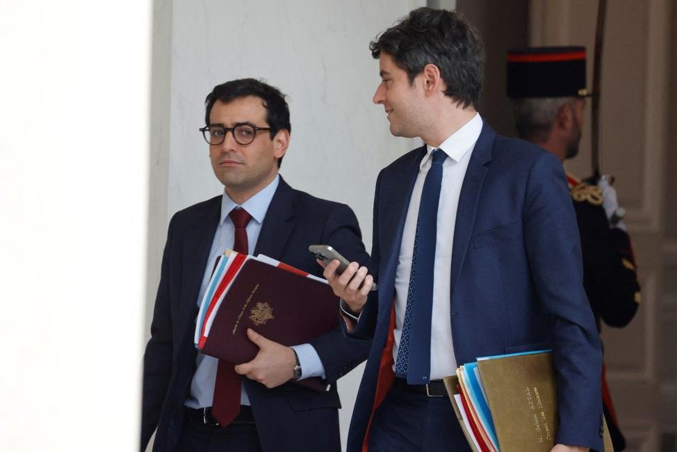 Gabriel Attal et Stéphane Séjourné AFP