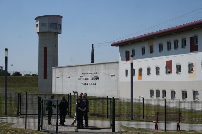 La prison de Vendin-le-Vieil, près de Lens, où d'importantes figures du narcotrafic français ont été transférées. (Image d'illustration)