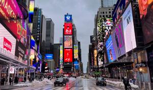 New York Time square AFP