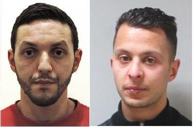 Mohammed Abrini (g.) et Salah Abdeslam