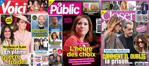 "Voici", "Public" et "Closer".