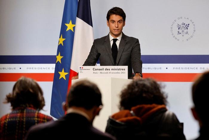 Gabriel Attal conférence AFP