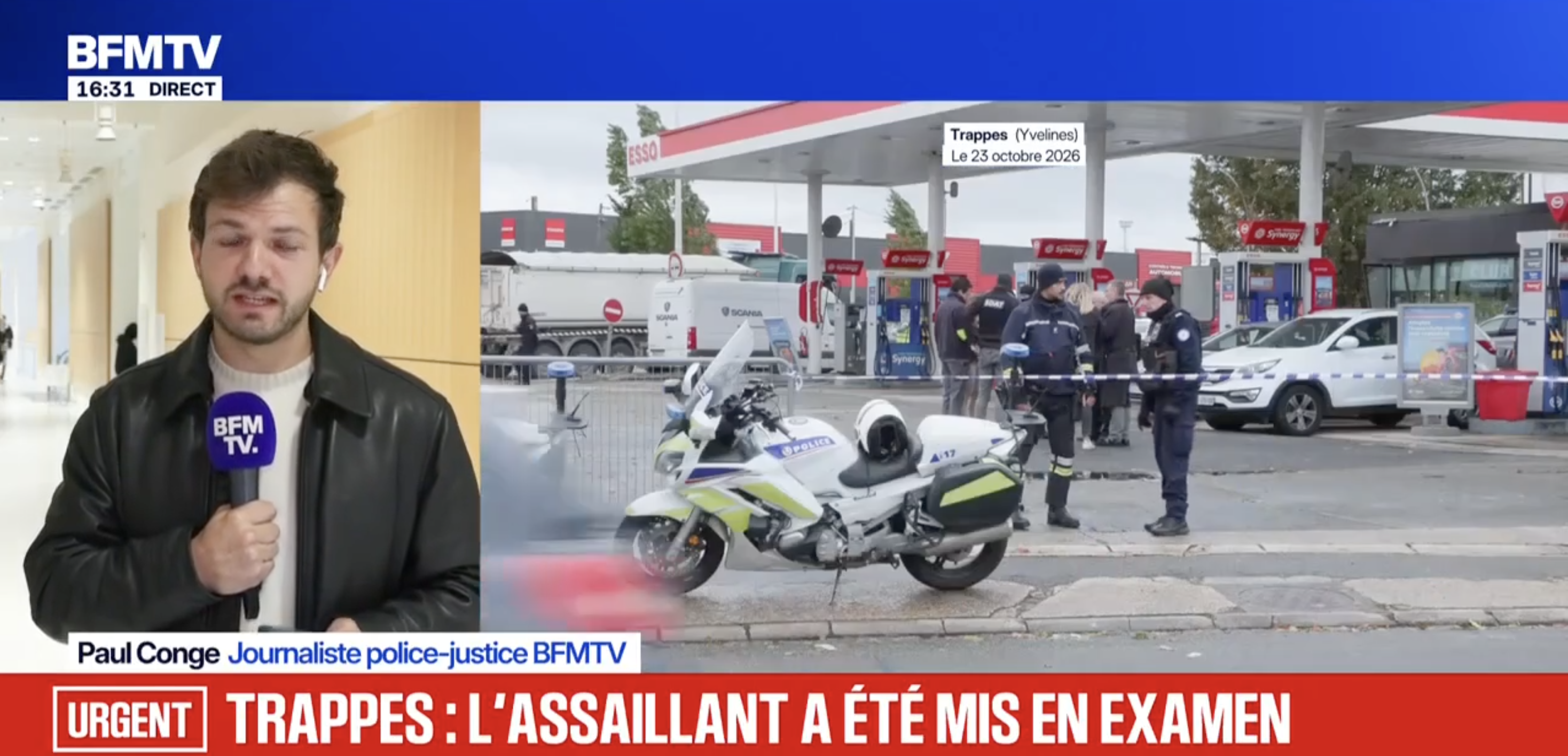 Attentat dans les Yvelines : l'assaillant, Kevin T., mis en examen
