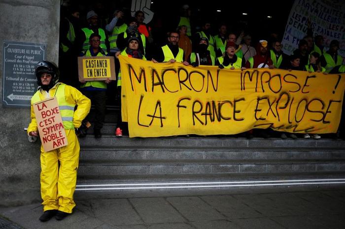 Gilets jaunes taxes AFP