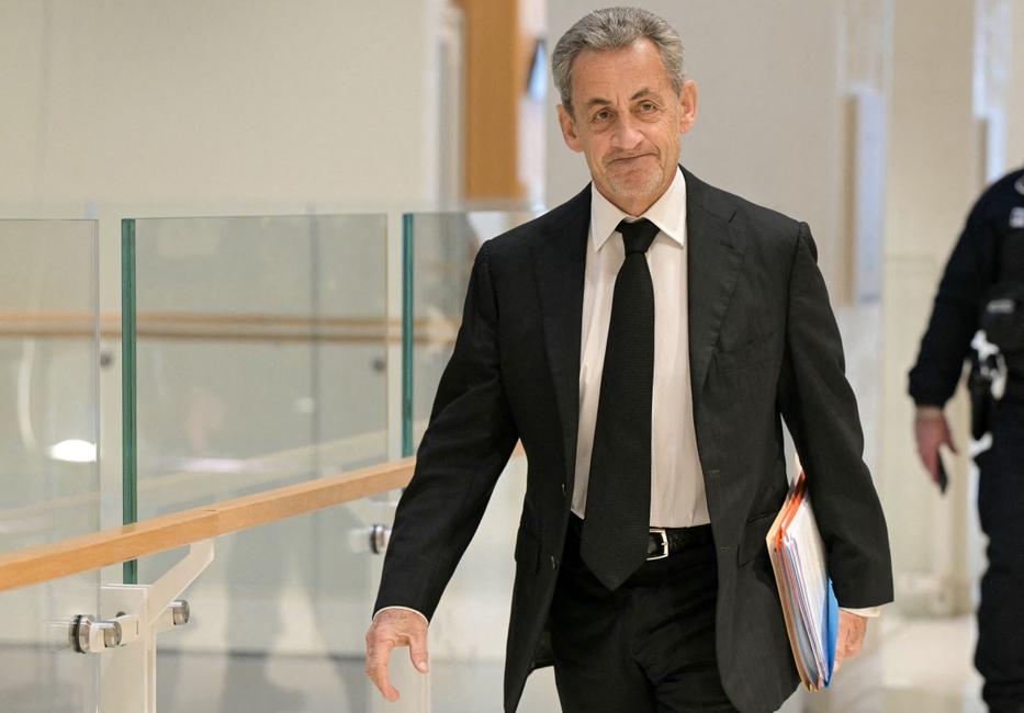 L'ancien président de la République Nicolas Sarkozy au palais de justice de Paris, le 20 janvier 2025