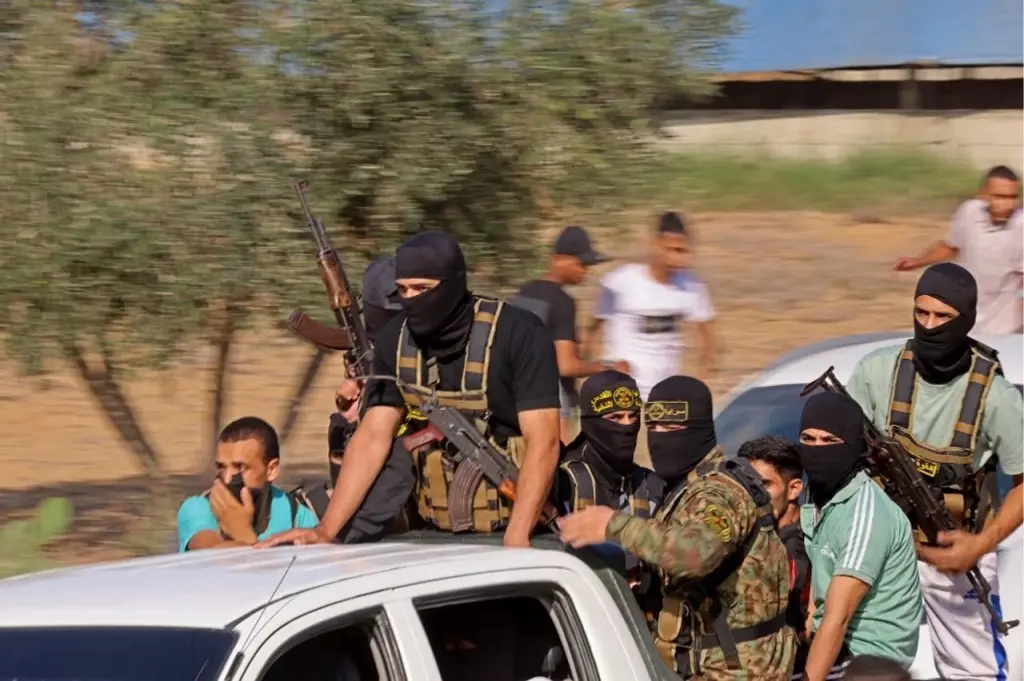 Des terroristes du Hamas le 7 octobre 2023