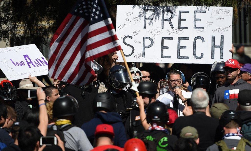 liberté d'expression Etats-Unis free speech AFP