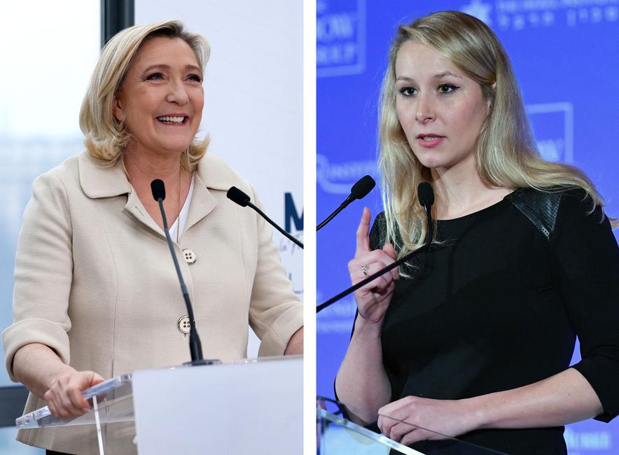 Marine Le Pen Marion Maréchal AFP