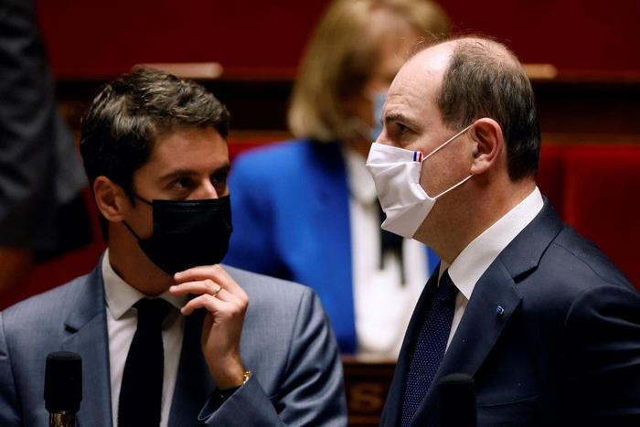Gabriel Attal Jean Castex AFP