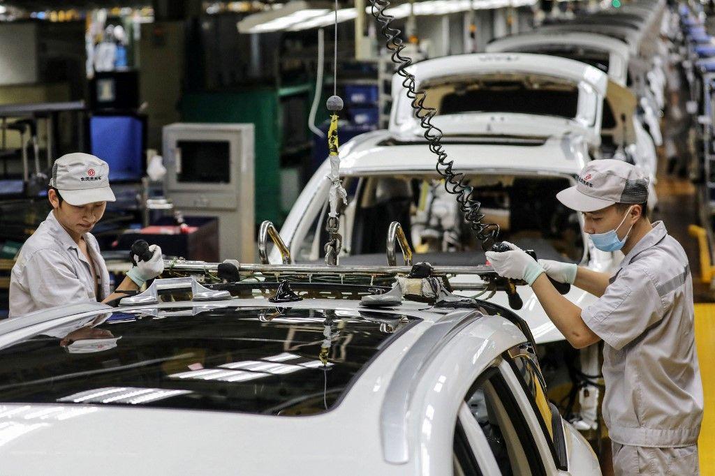 Chine voitures usine AFP