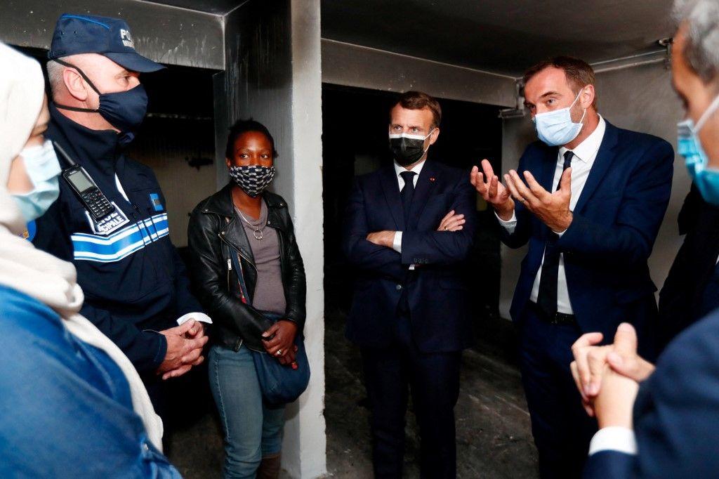 Emmanuel Macron Montpellier AFP
