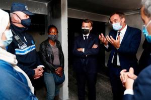 Emmanuel Macron Montpellier AFP