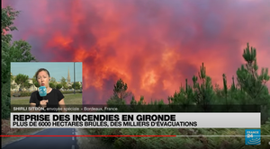 Reprise des incendies en Gironde