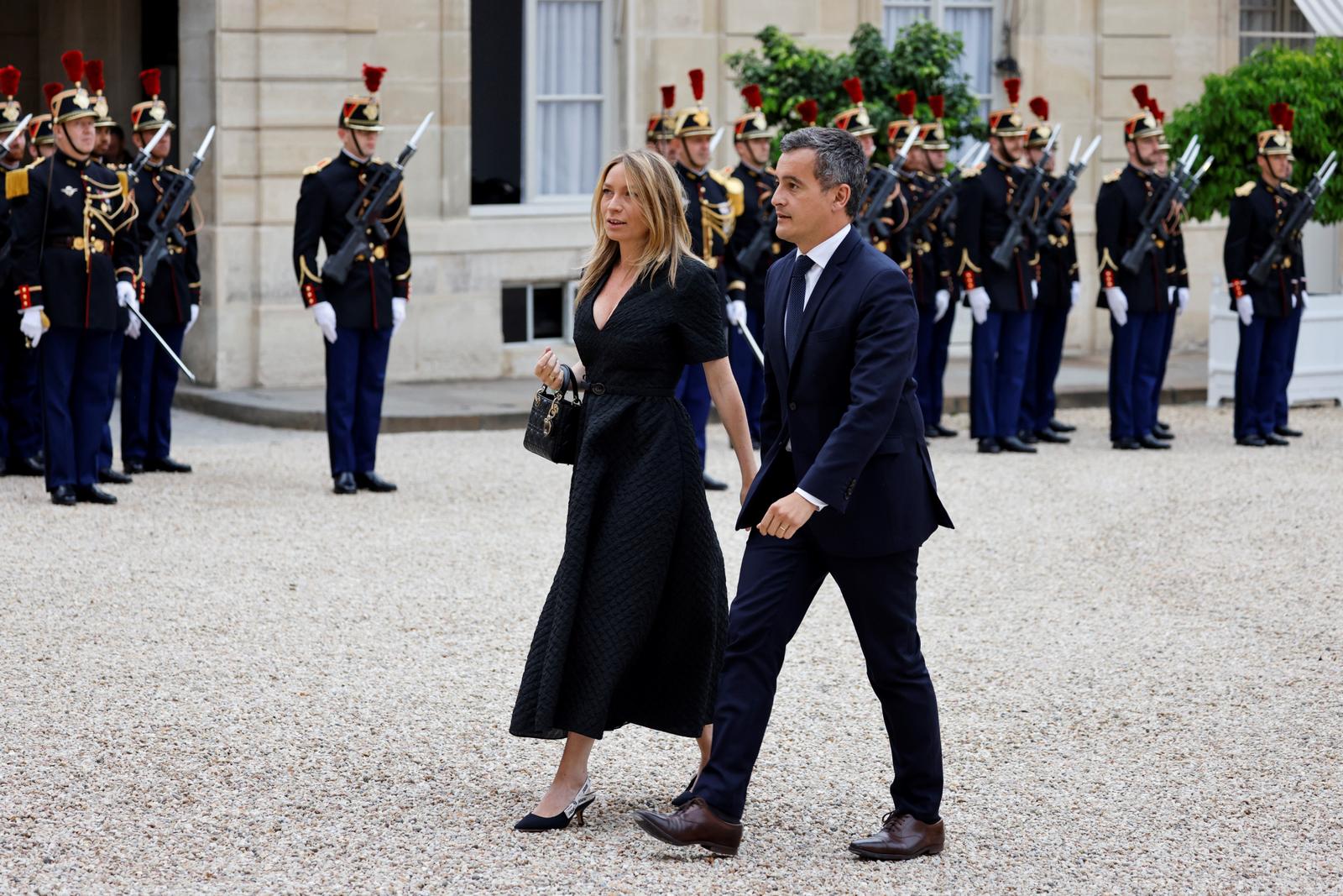 Gérald Darmanin épouse Rose-Marie Devillers AFP