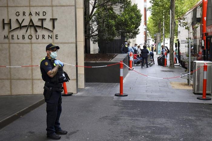 hôtel Melbourne Covid-19 AFP