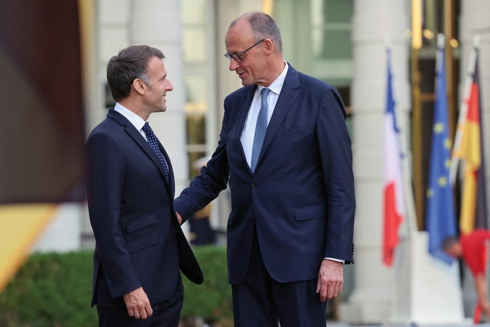Emmanuel Macron et Friedrich Merz