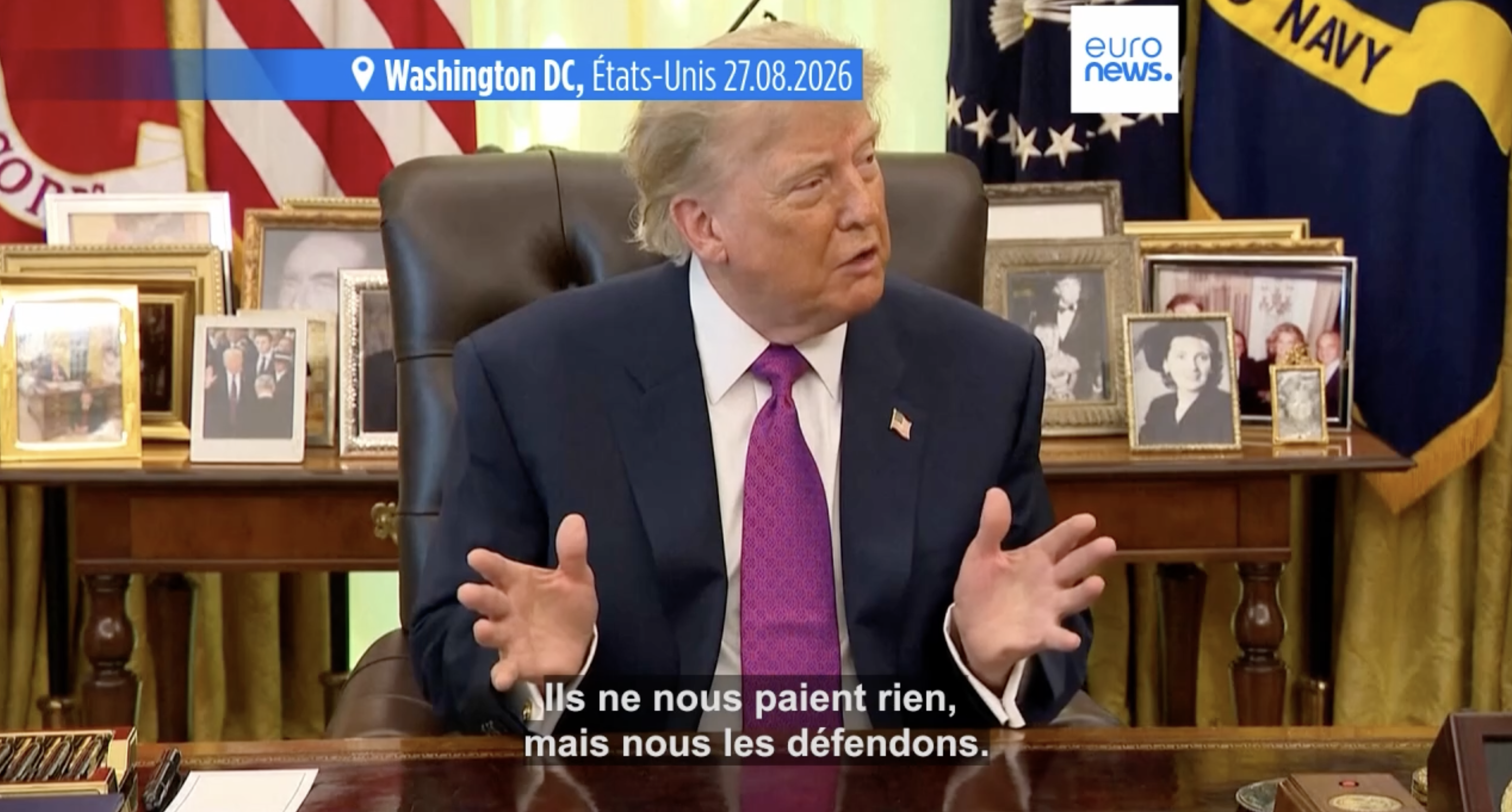 « Lac Amérique » : après le Golfe du Mexique, Donald Trump rebaptise le lac Ontario