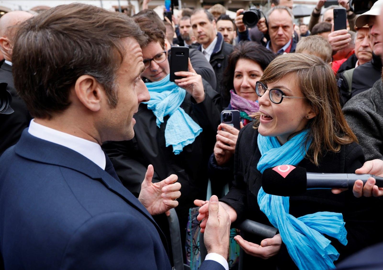 Emmanuel Macron Français AFP