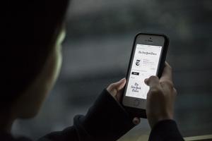 smartphone New York Times AFP