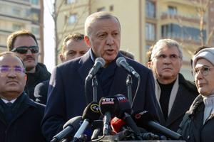 Recep Tayyip Erdogan séisme AFP