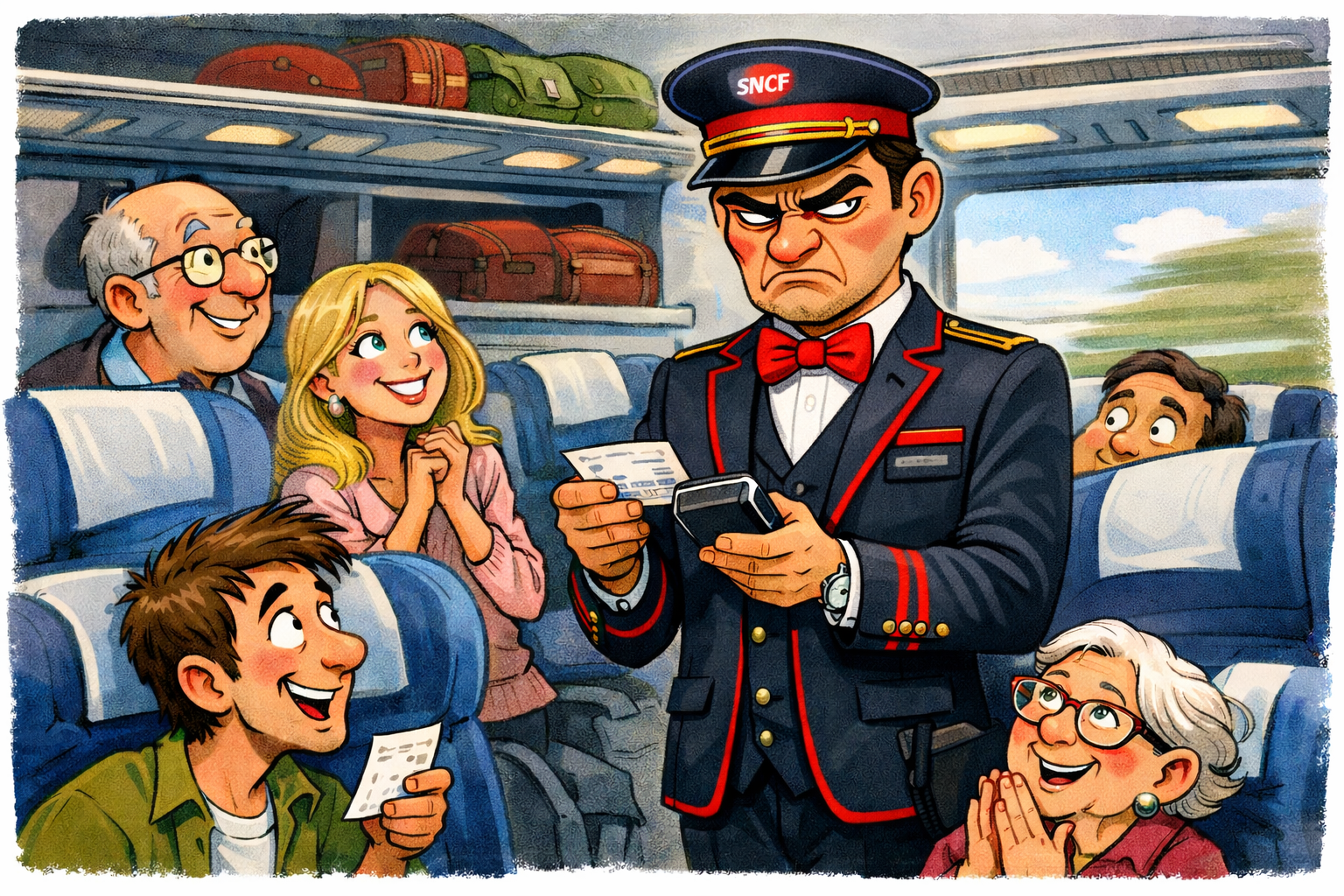 Des contrôleurs élégants à la SNCF ? C'est pas possible !
