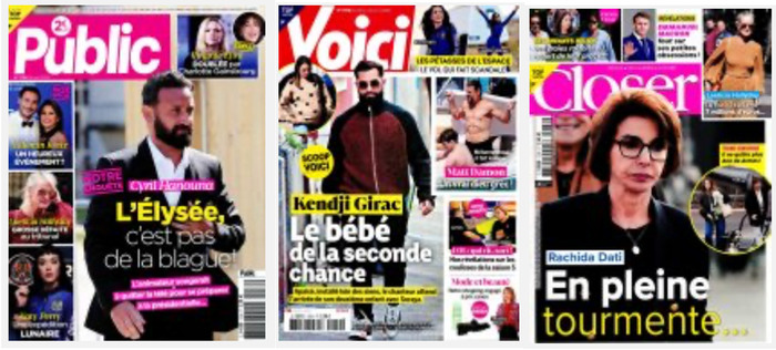 Unes des hebdos People