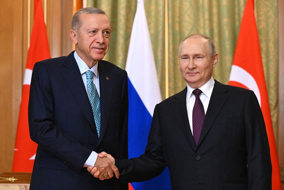 Vladimir Poutine Recep Tayyip Erdogan AFP
