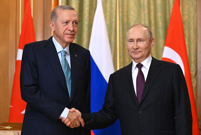 Vladimir Poutine Recep Tayyip Erdogan AFP