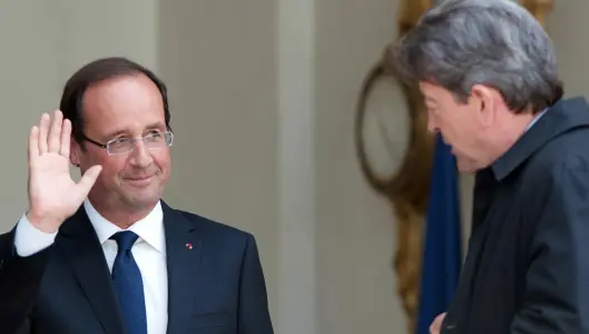 François Hollande et Jean-Luc Mélenchon : "Bon voyage camarade..."