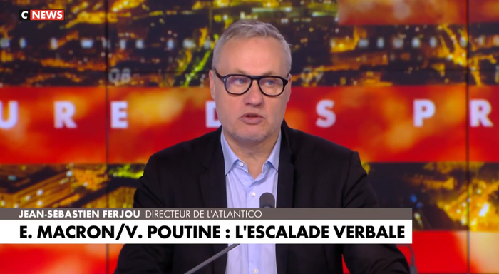 Jean-Sébastien Ferjou sur le plateau de CNews.